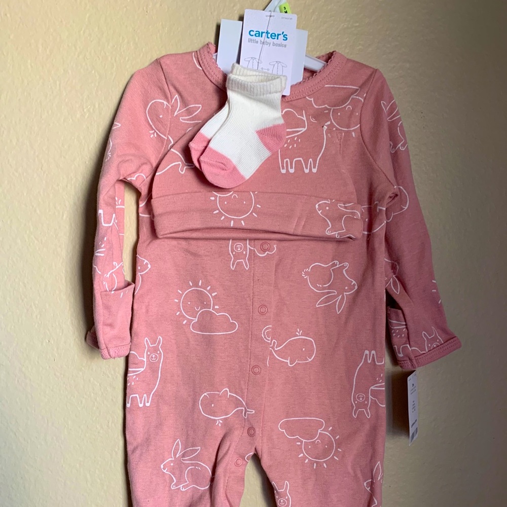 Baby Carter's Animals Cotton Sleep & Play